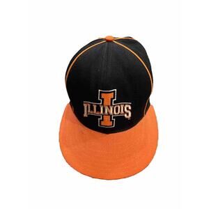 Vintage Classic Sportswear Mens University of Illinois Illini Snapback Hat Cap